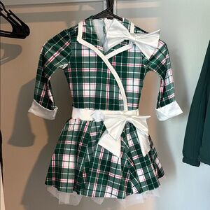 Weissman Green Plaid Kids Dance Costume